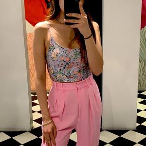Penny yoga crop top Alice and Olivia